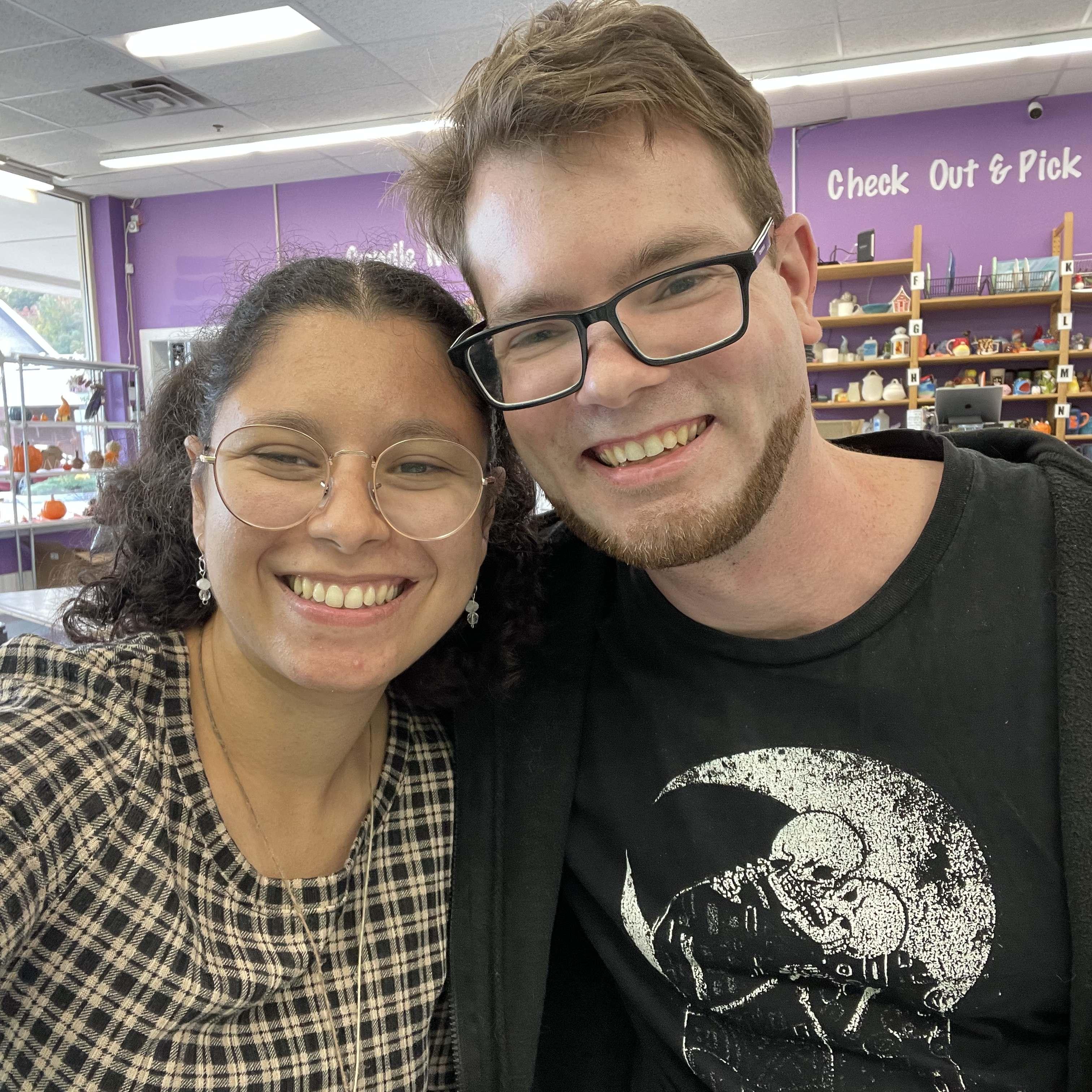 One of our first dates!