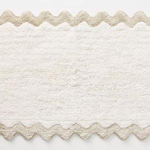 Maeve by Anthropologie Scalloped Cotton Bath Mat