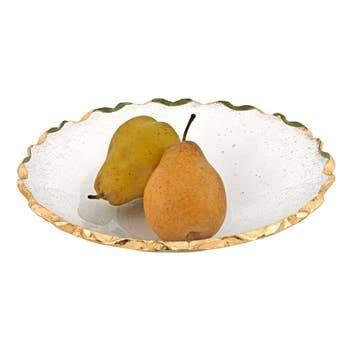 Gold Edge 11" Serving Bowl