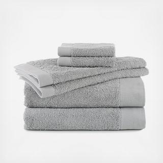 Terry Flax 6-Piece Towel Set