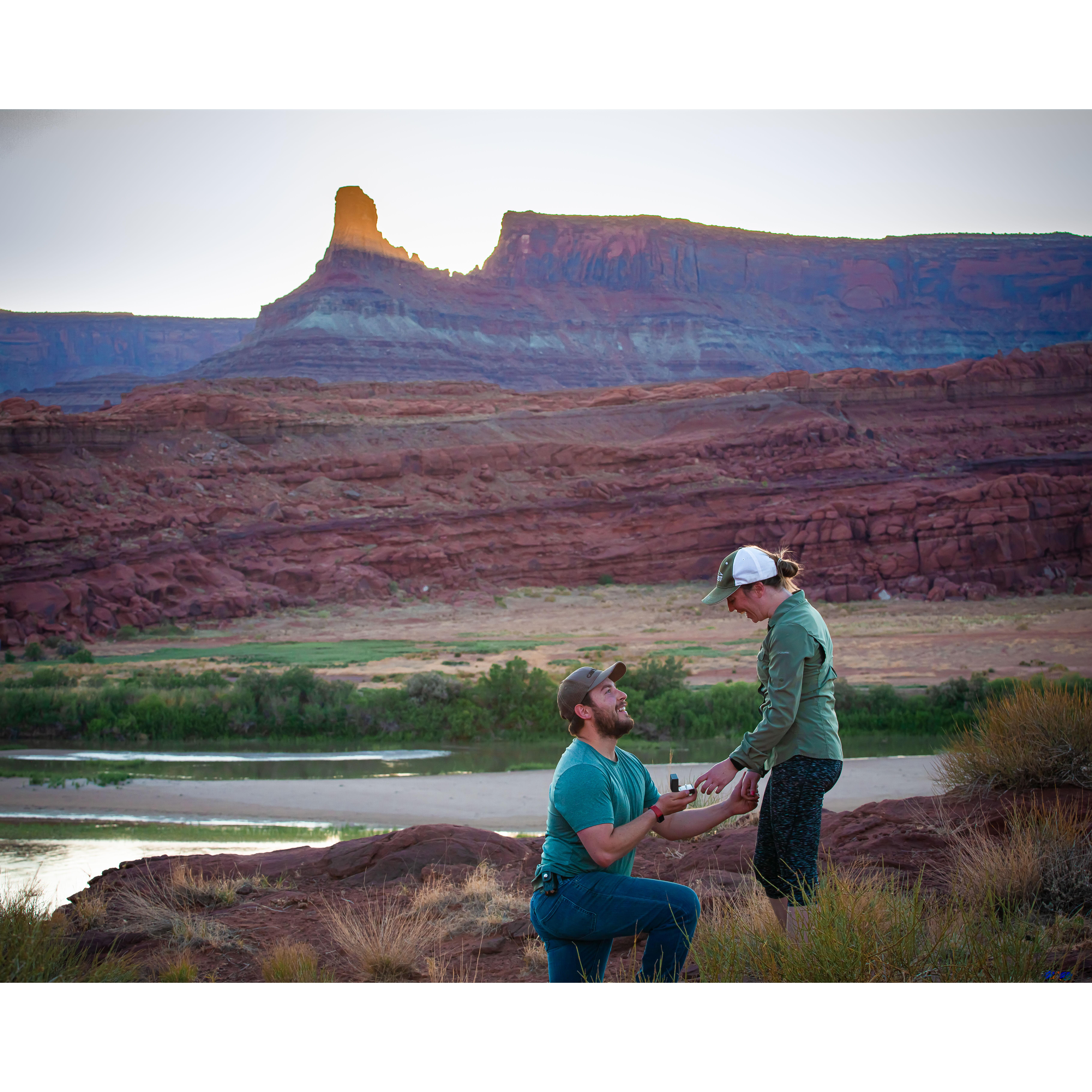 Next to the Colorado River in Moab. May 2021