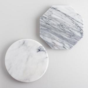 Mini Geo White Marble Cutting Boards Set of 2