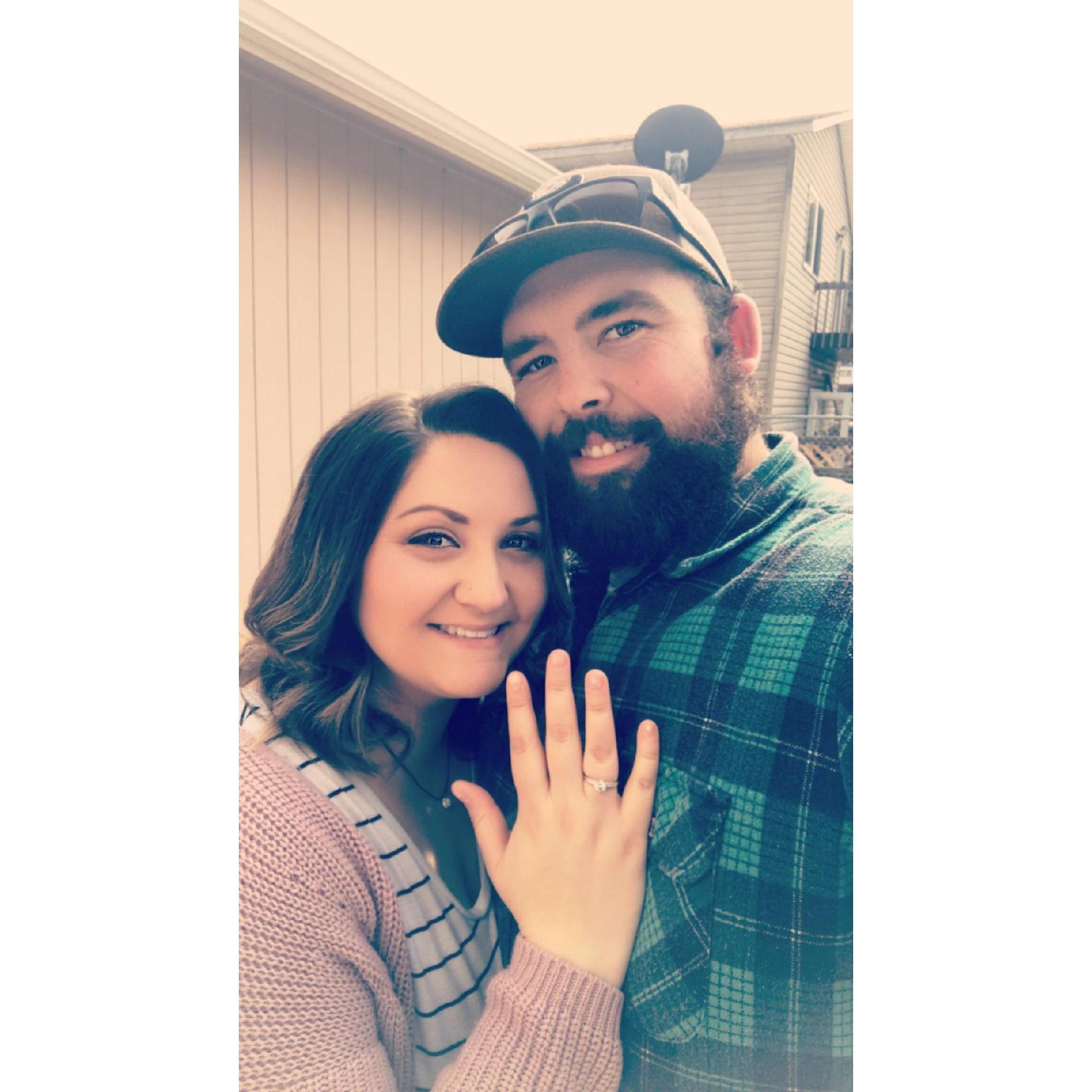 We're engaged!