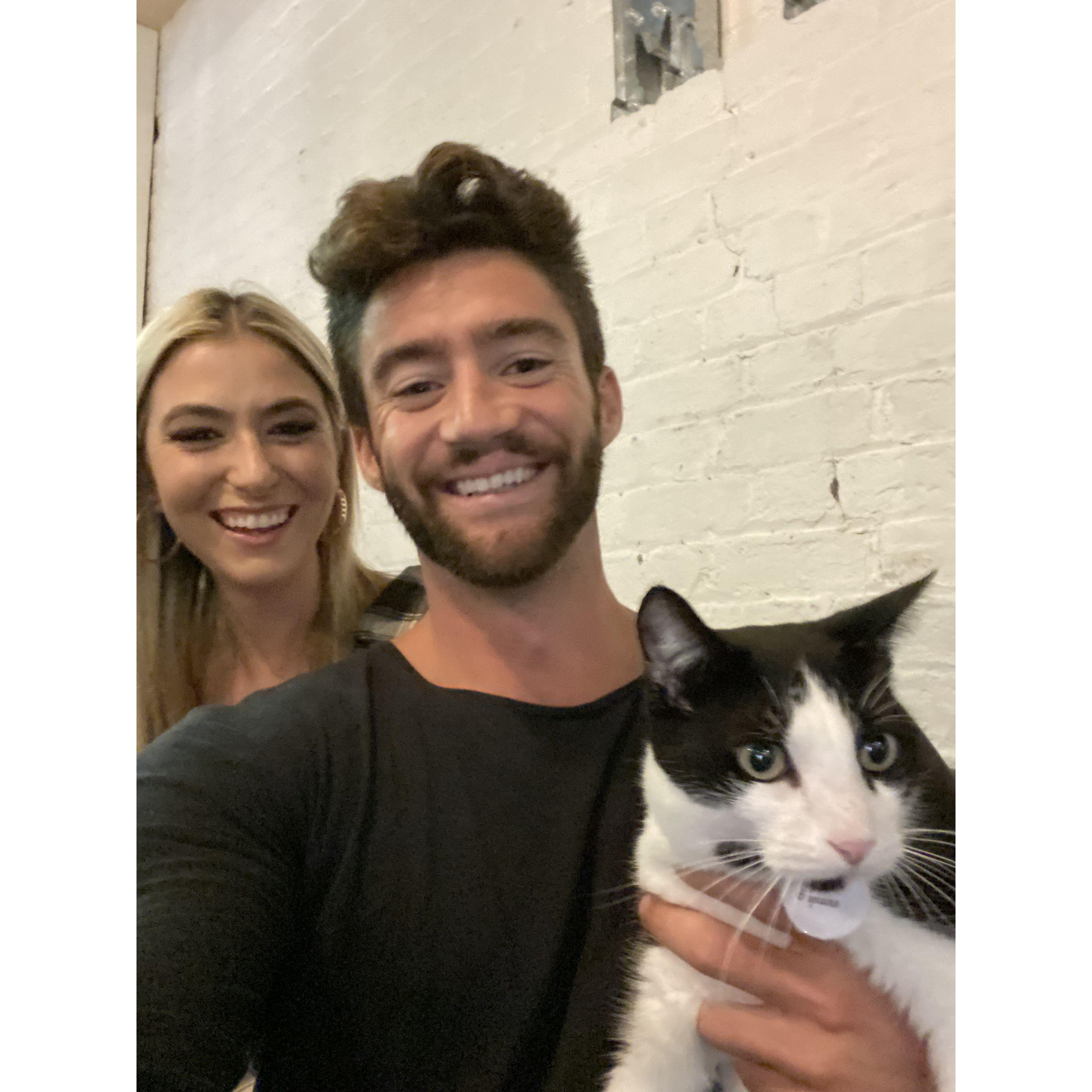 10/23/21 - The day we adopted our kitty son, Mr.C!