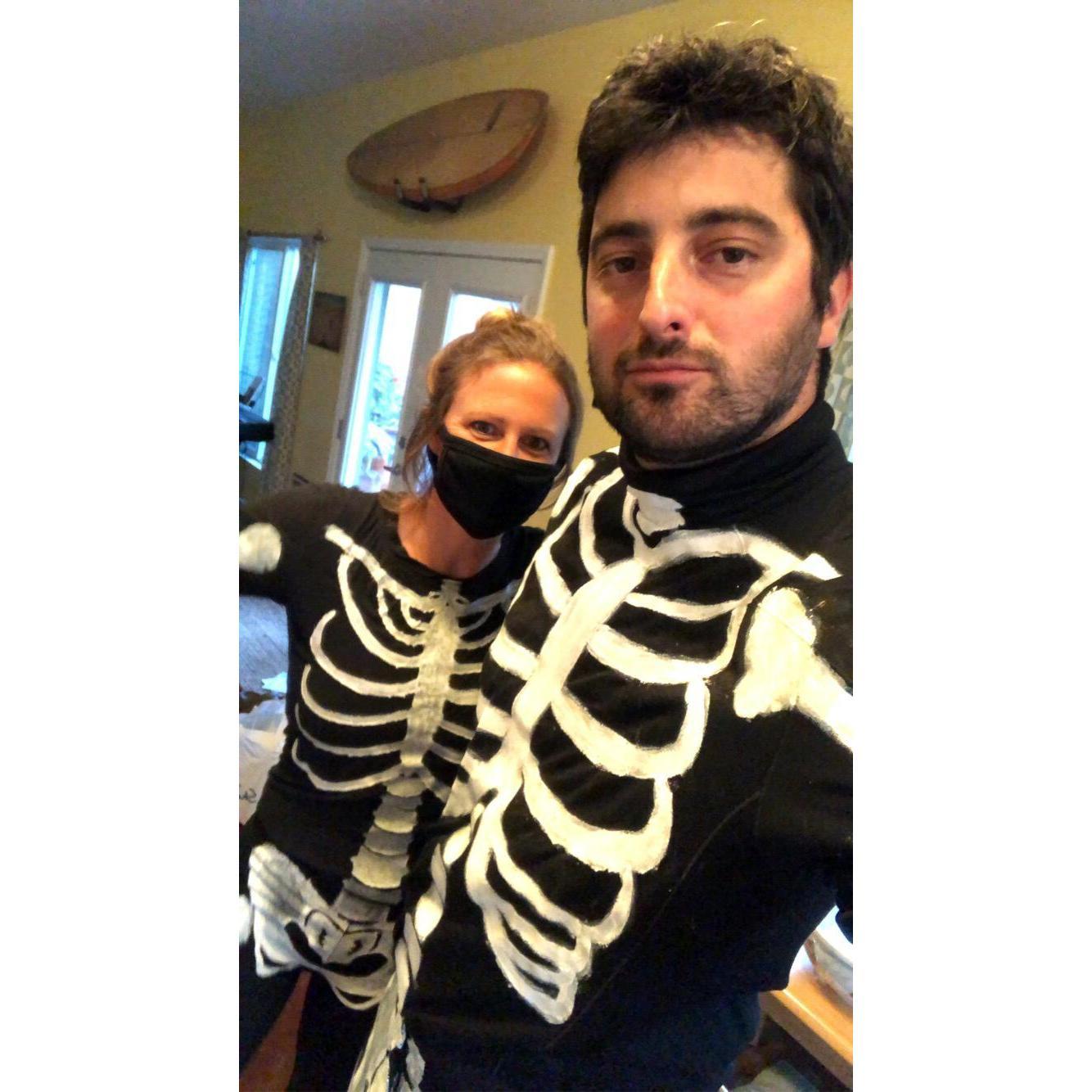 Hand painted Halloween costumes, 2020