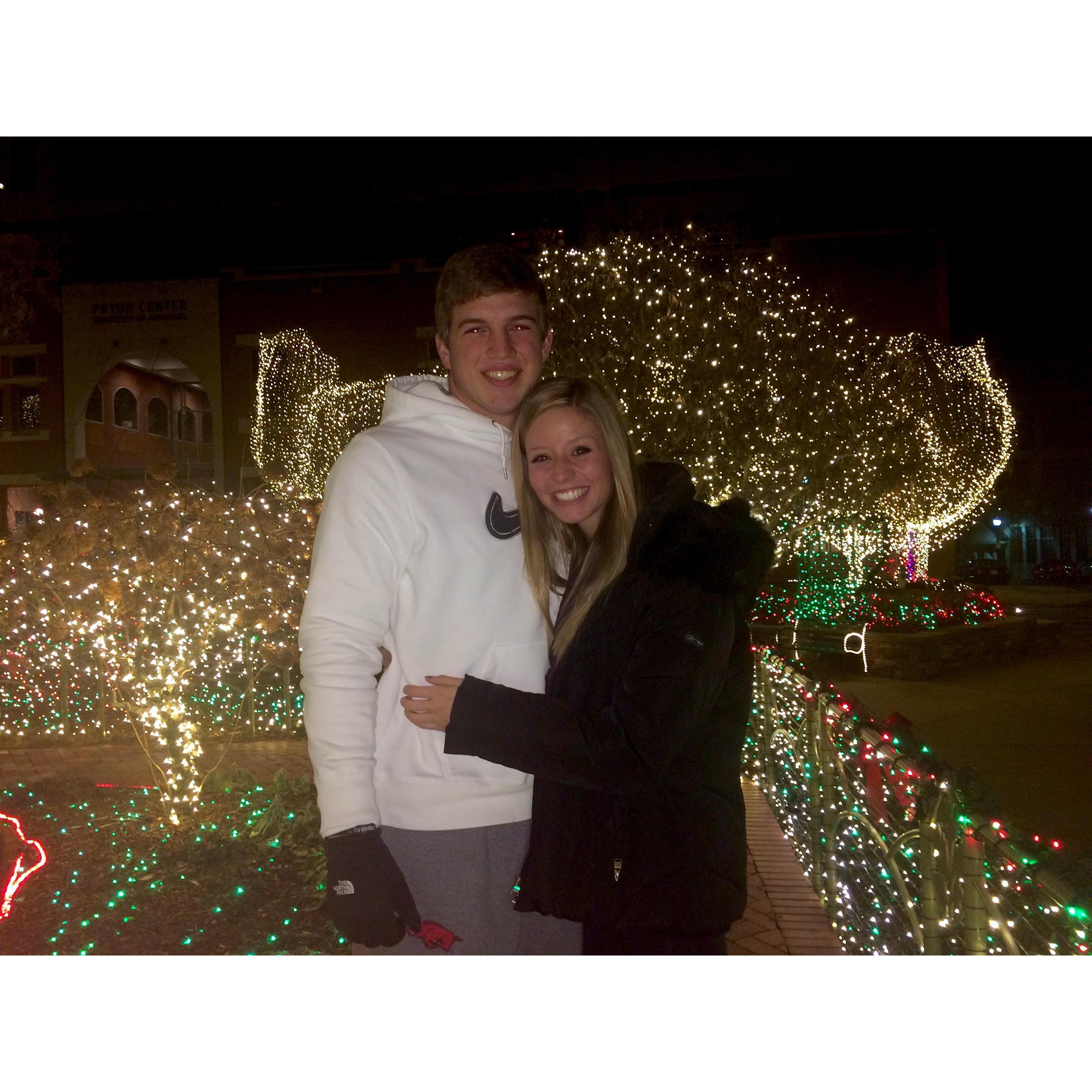 Our first photo together!