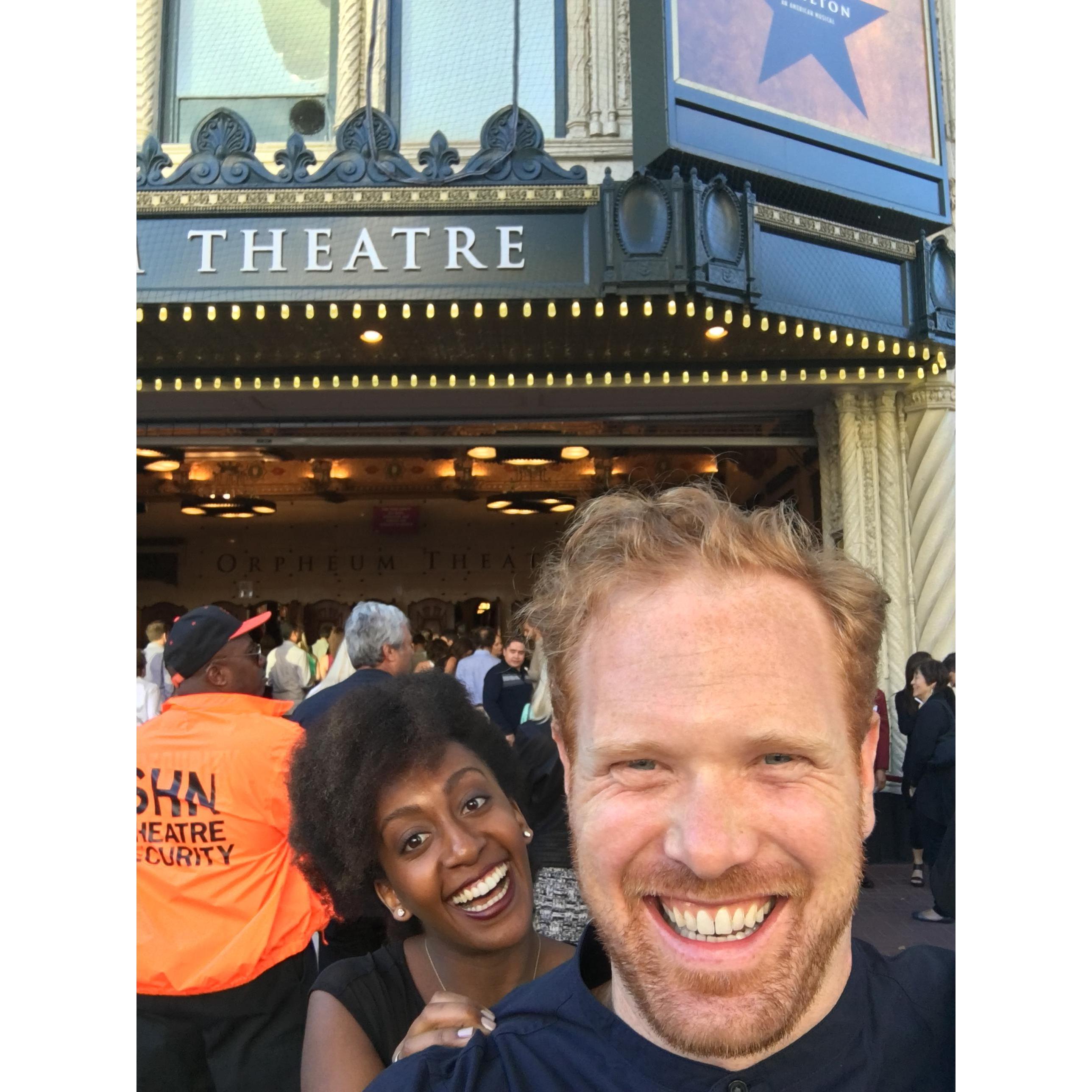 Hamilton at Orpheum Theater - San Francisco, CA - June 2017