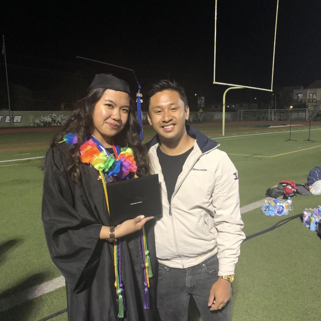 May 2019 | Marian graduates high school.