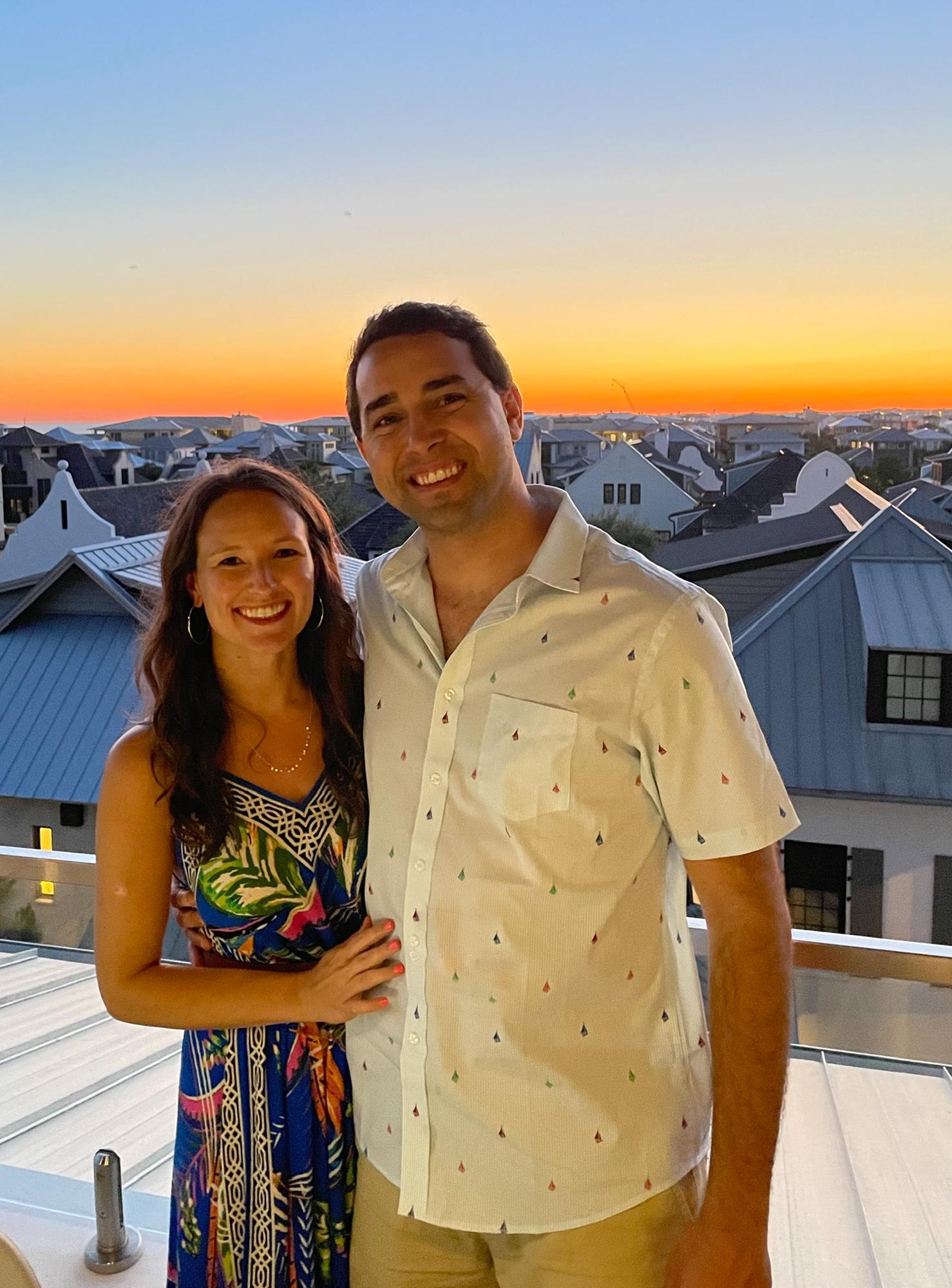 One of our favorite dinners and favorite views!