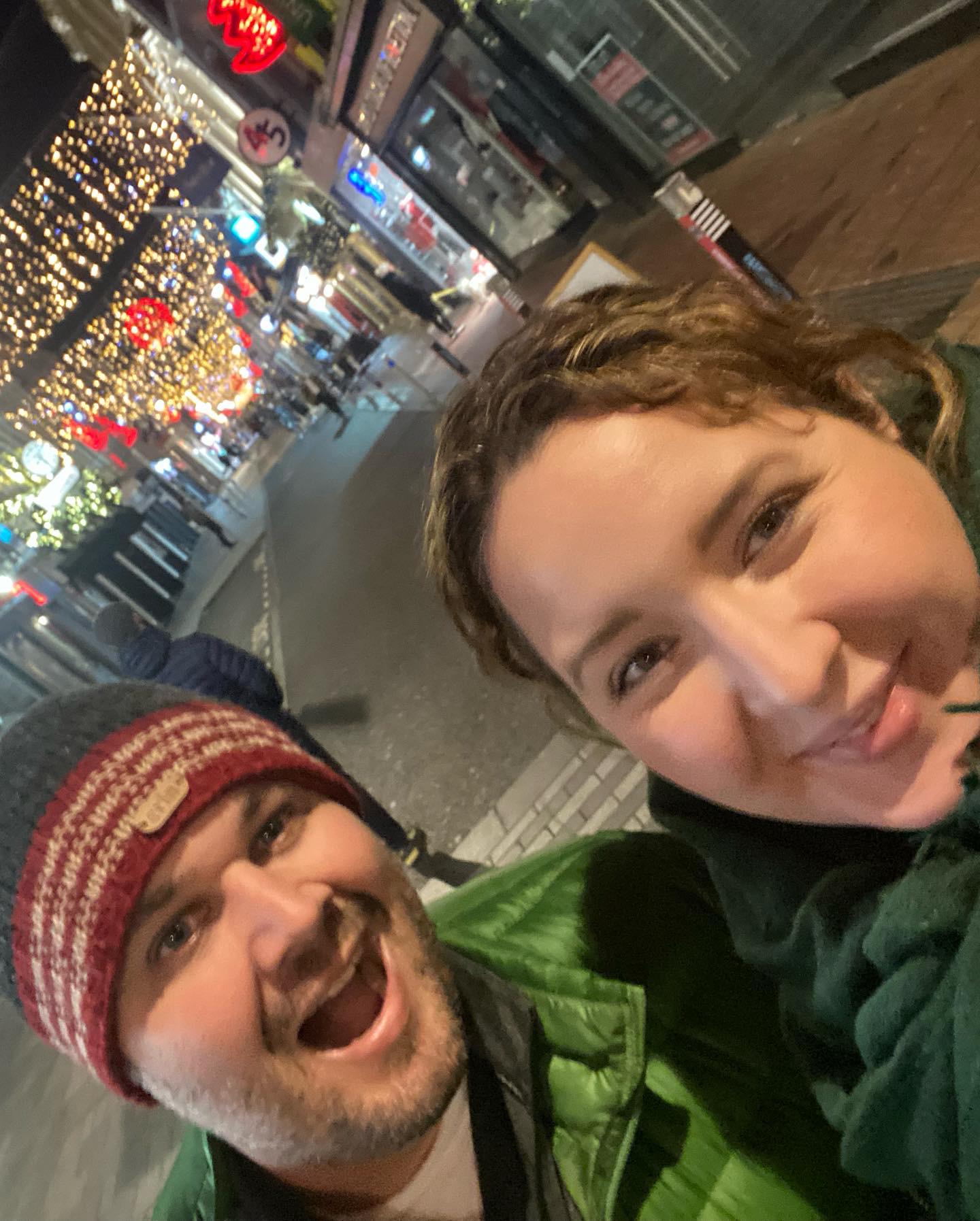 Us in Cork, Ireland in November 2021.