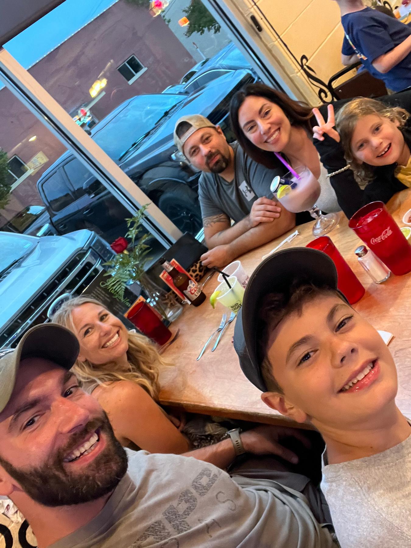 Theresa meeting Adam’s family