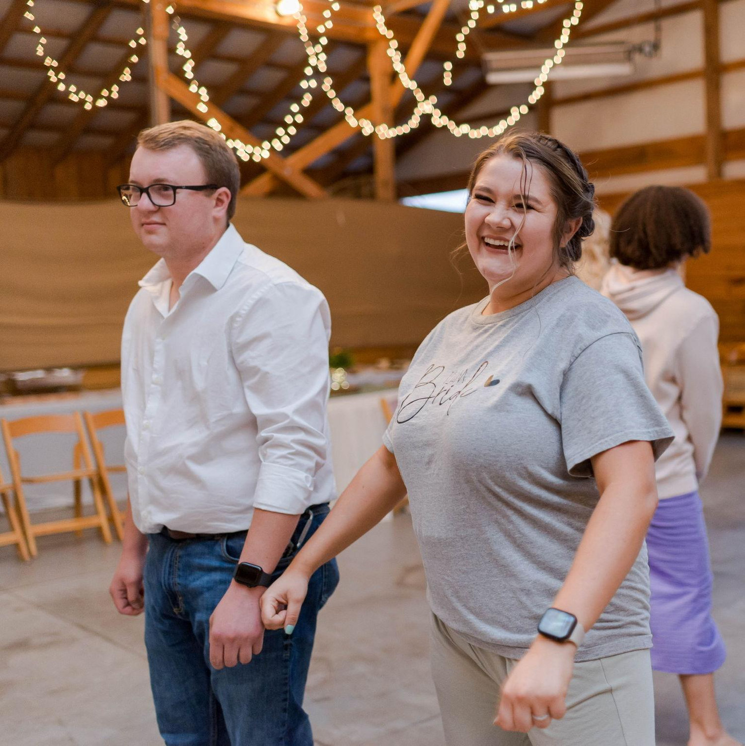 Dancing at our besties wedding!
