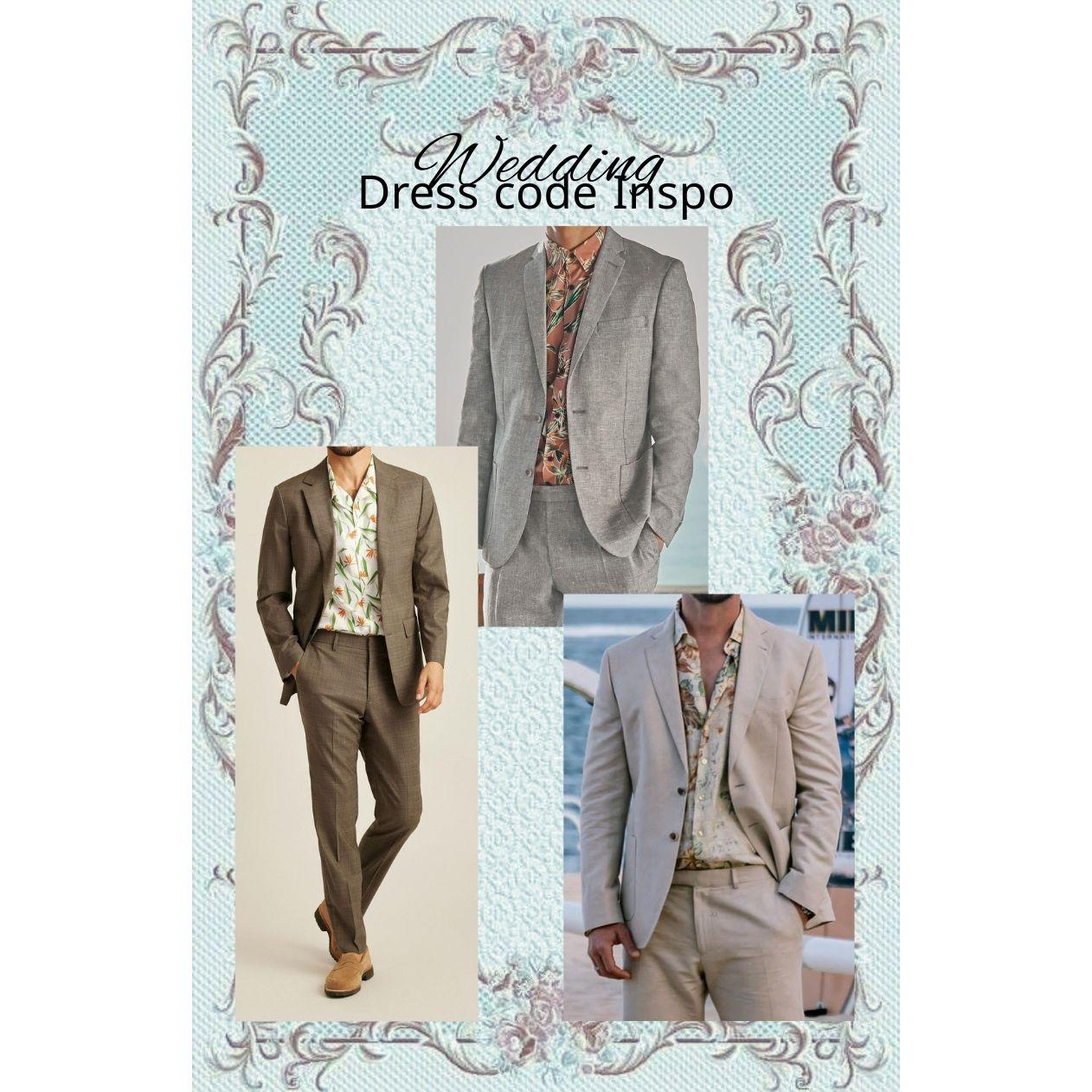 Floral Outfit inpos for the guests