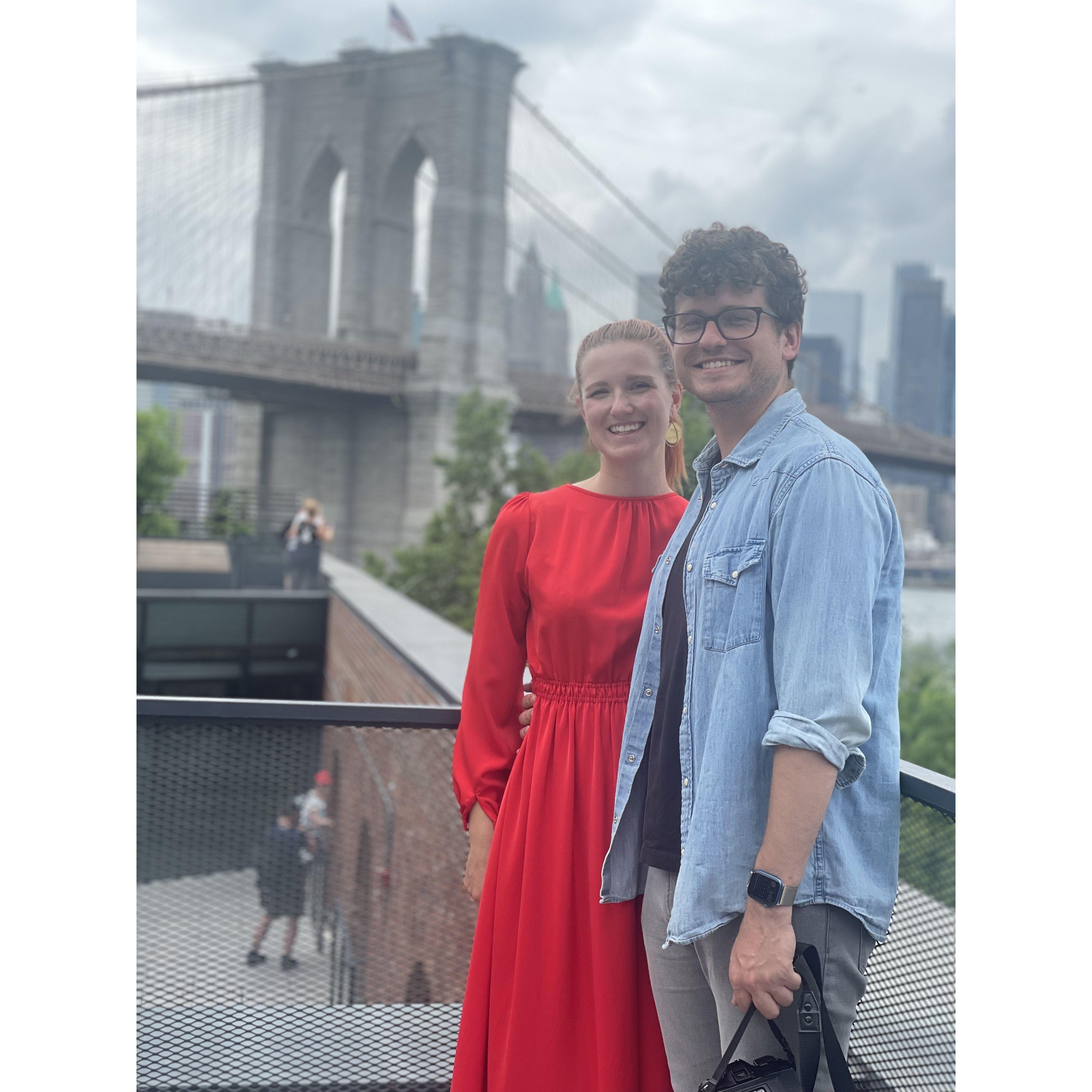 Overlooking the Brooklyn Bridge, 2022