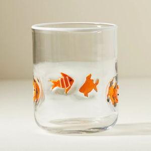 Anthropologie Icon Juice Glass - Clown Fish