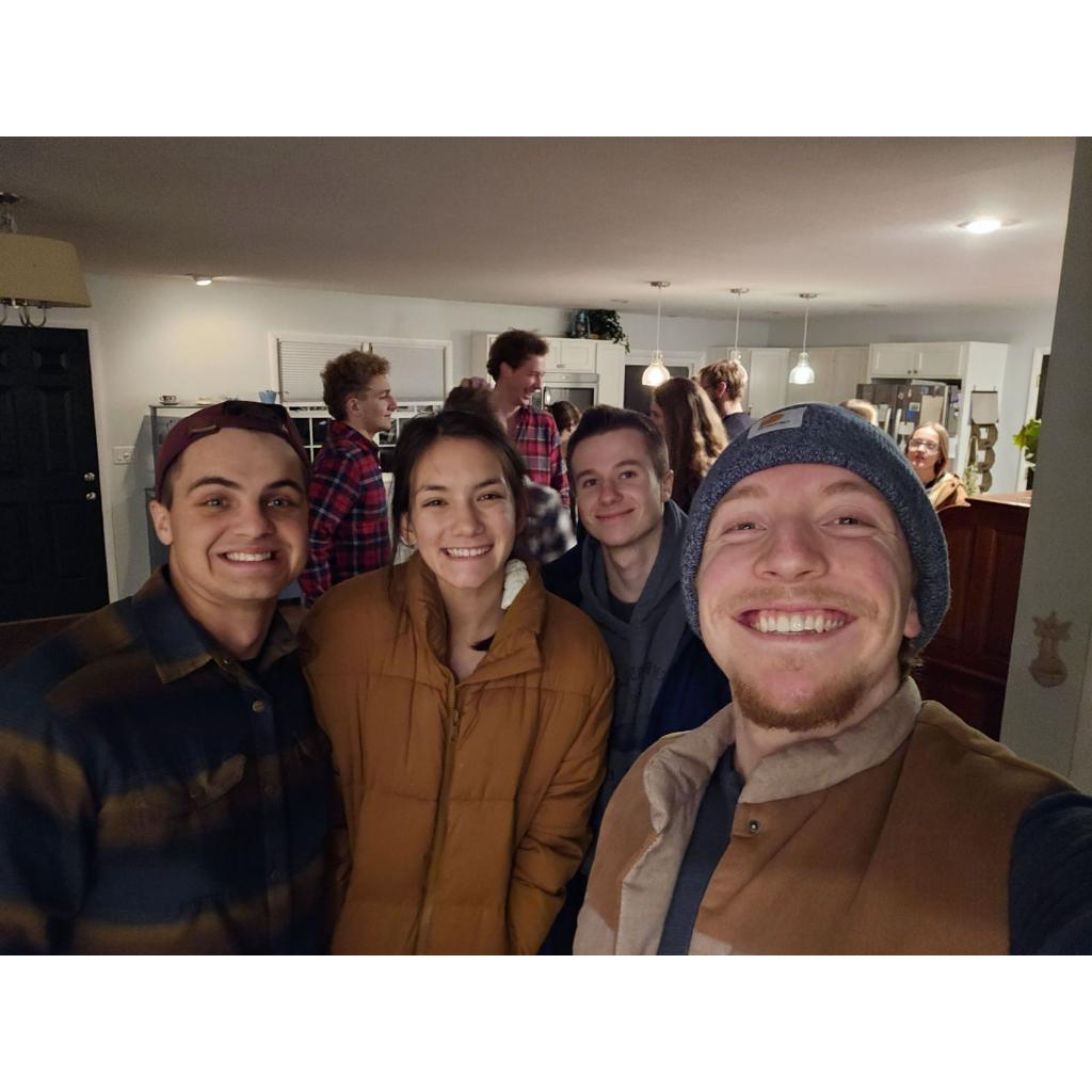 Jonathan introduced Veronica to the beauties of Atchison, Kansas over Christmas break. Adam and Evan showed up to prove that the Camino never stops.