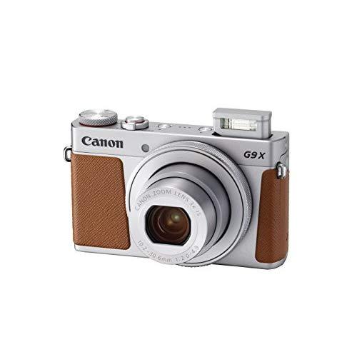 Canon PowerShot G9 X Mark II Compact Digital Camera w/ 1 Inch Sensor and 3inch LCD - Wi-Fi, NFC, Bluetooth Enabled (Silver)