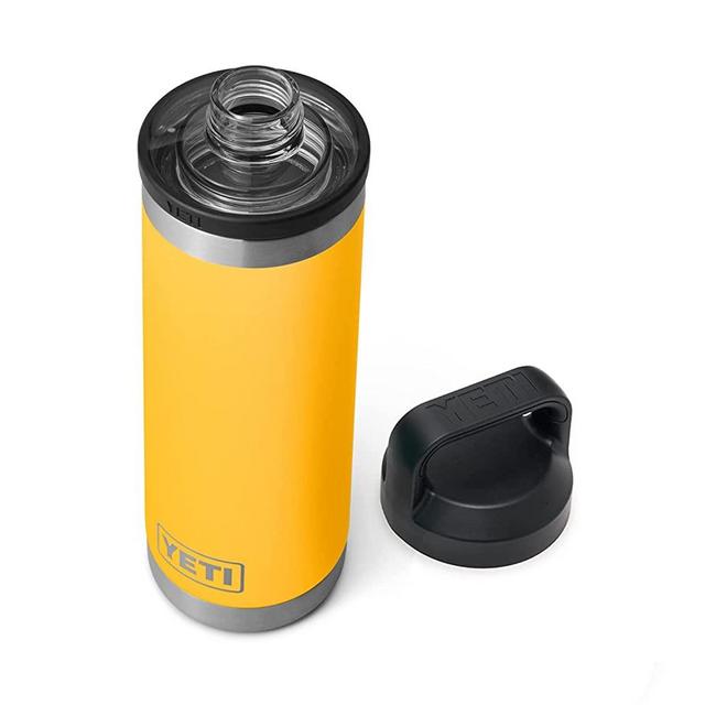 YETI Rambler 18 oz Bottle, Vacuum Insulated, Stainless Steel with Chug Cap