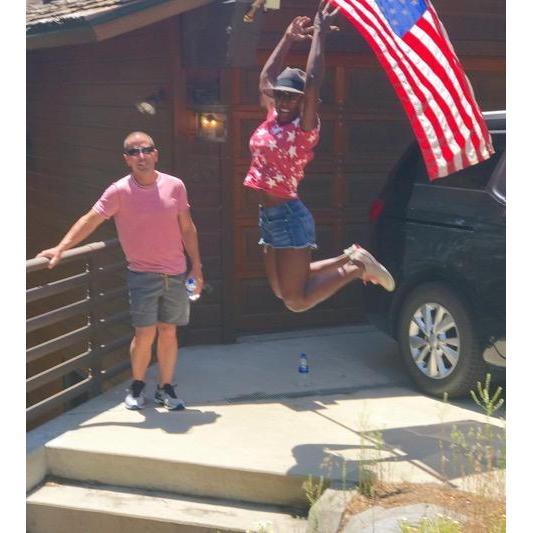 I jump for joy and July 4th weekend in Lake Tahoe, CA