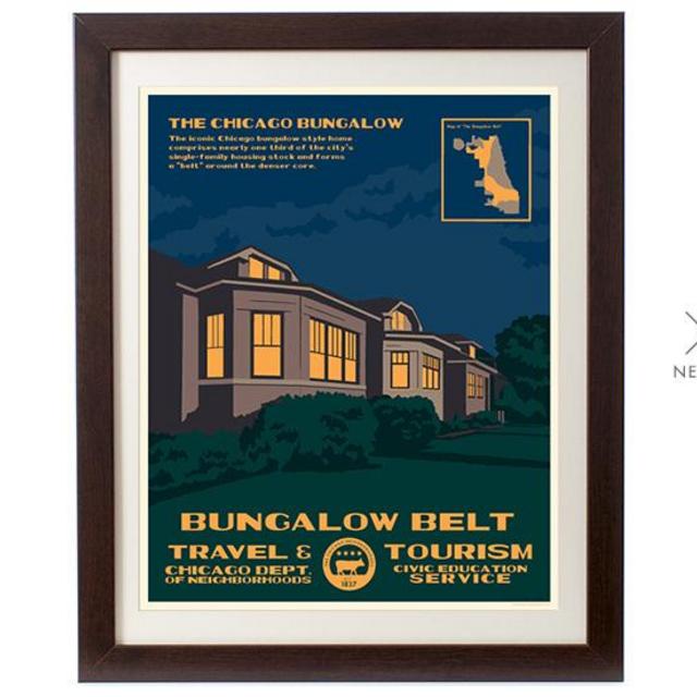 WPA-Inspired "Neighborhood Tourism" 16" x 20" Print – $35