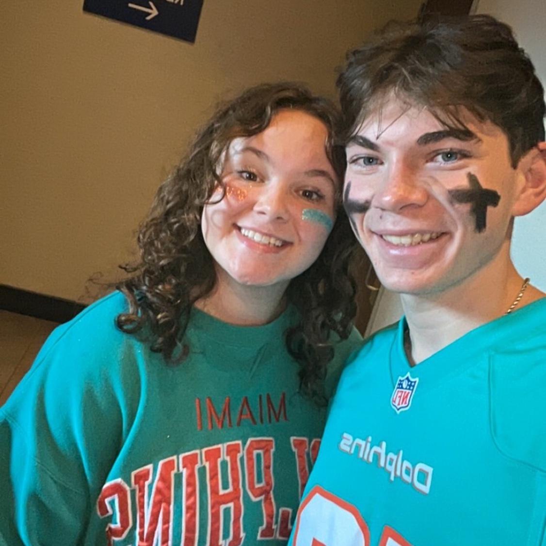 Our first NFL game (go Fins)