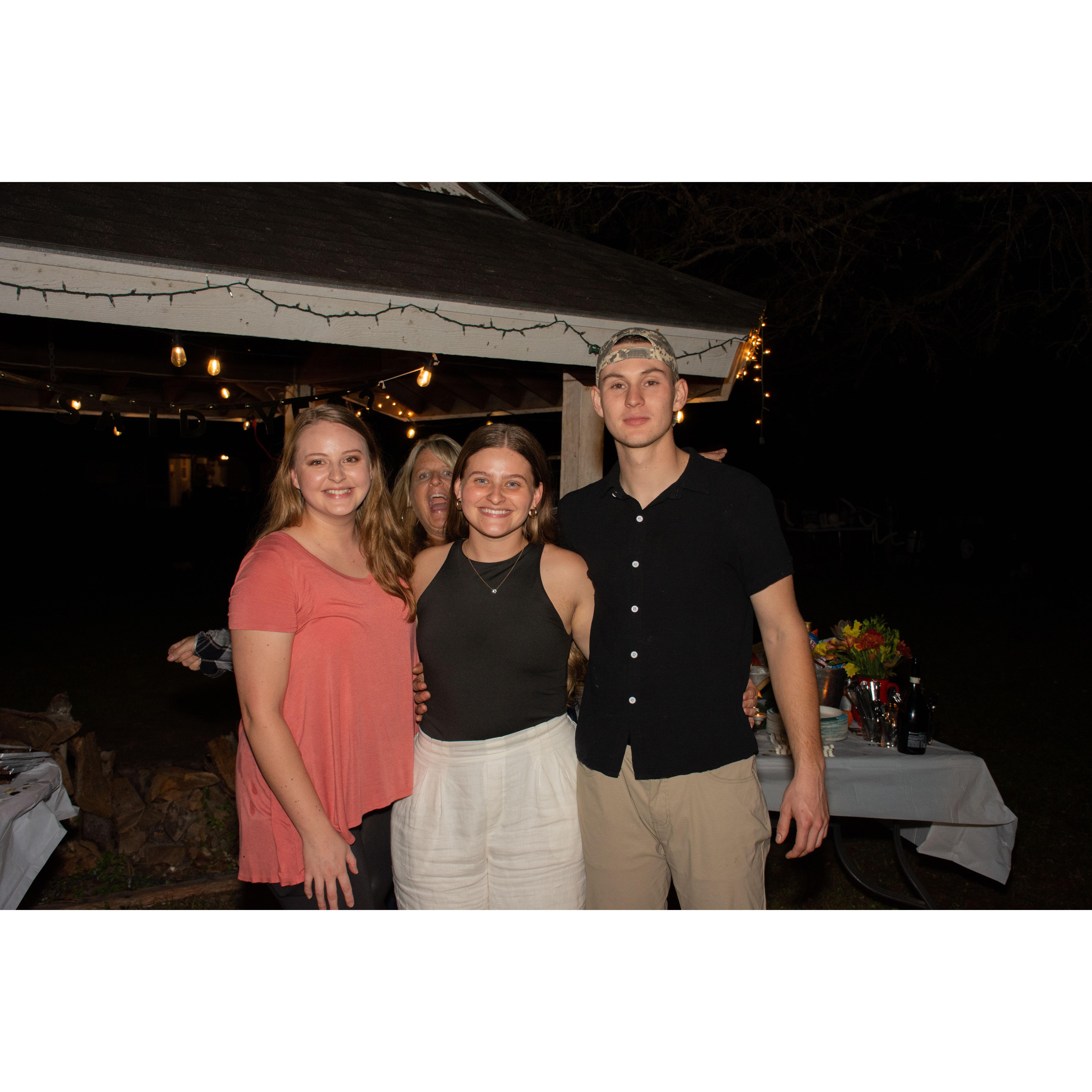 Memories from our surprise engagement party after Nick proposed on 10/22/22.