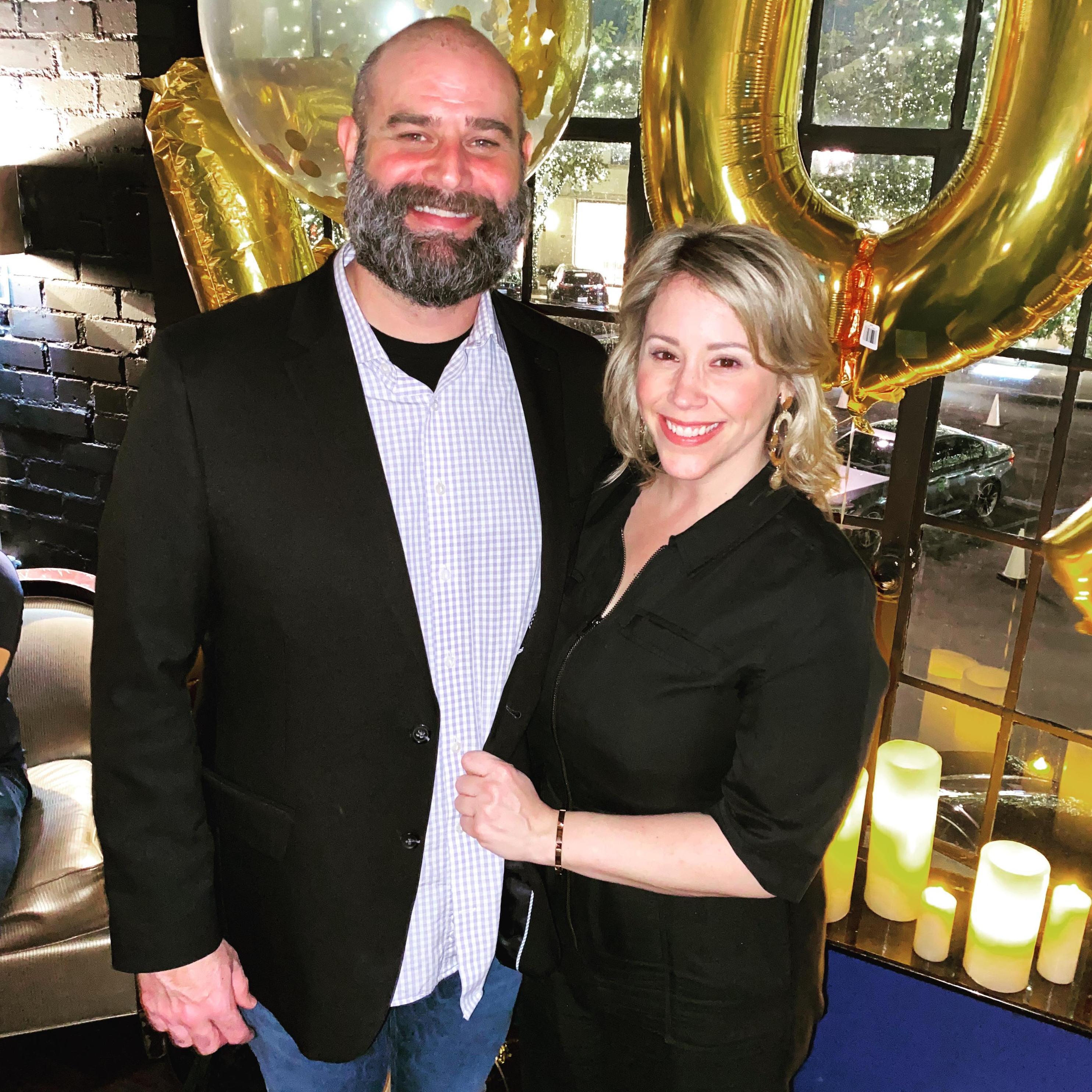Celebrating Michelle's 40th birthday (a few weeks shy of pandemic pandemonium).