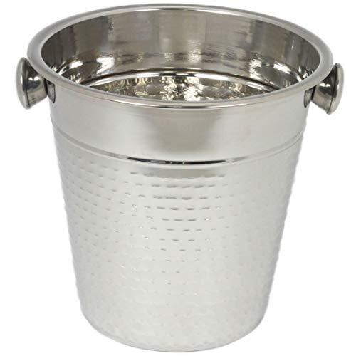 Chef Craft 21994 Hammered Champagne Bucket, 4 Quart, Stainless Steel
