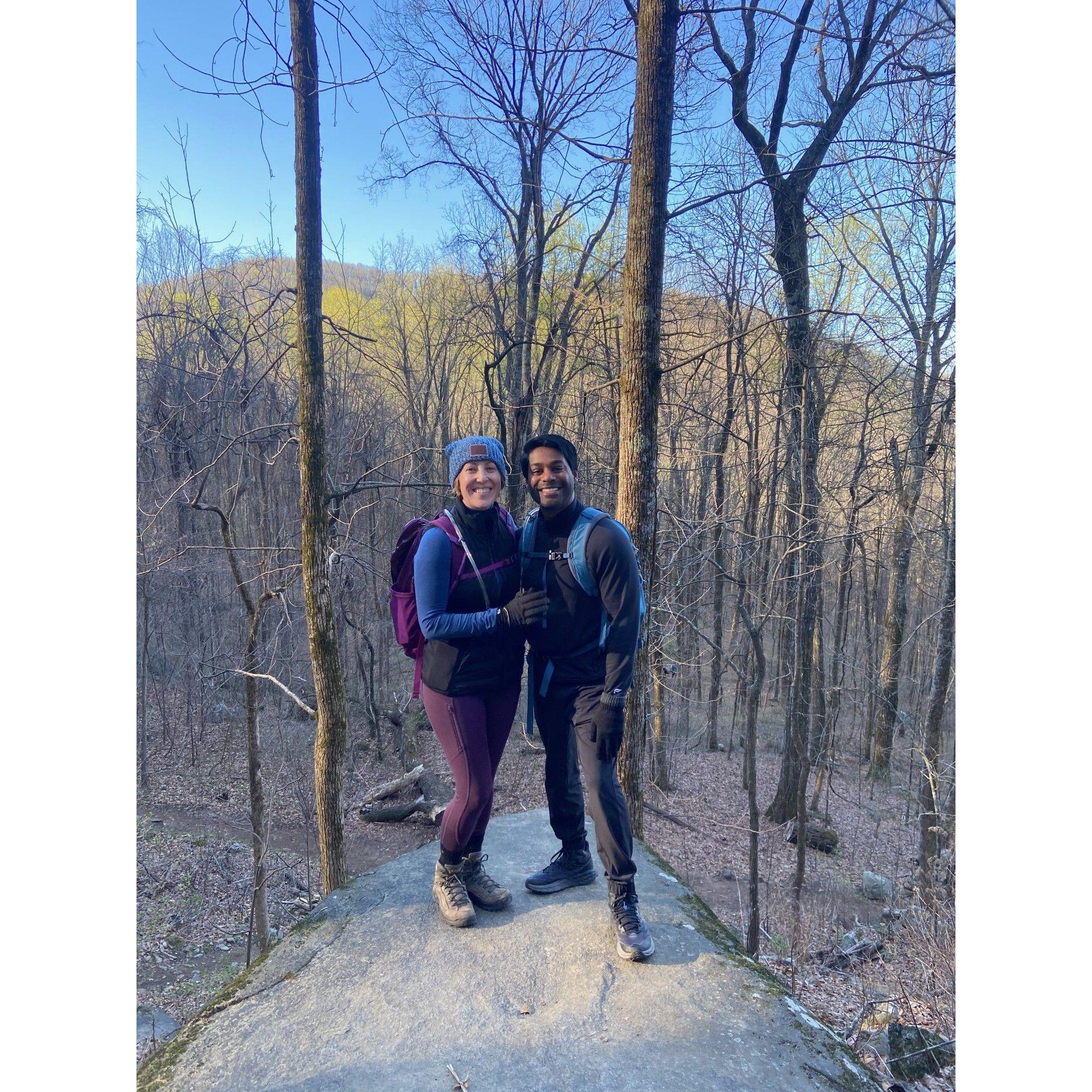 Hiking Yonah Mountain in North GA