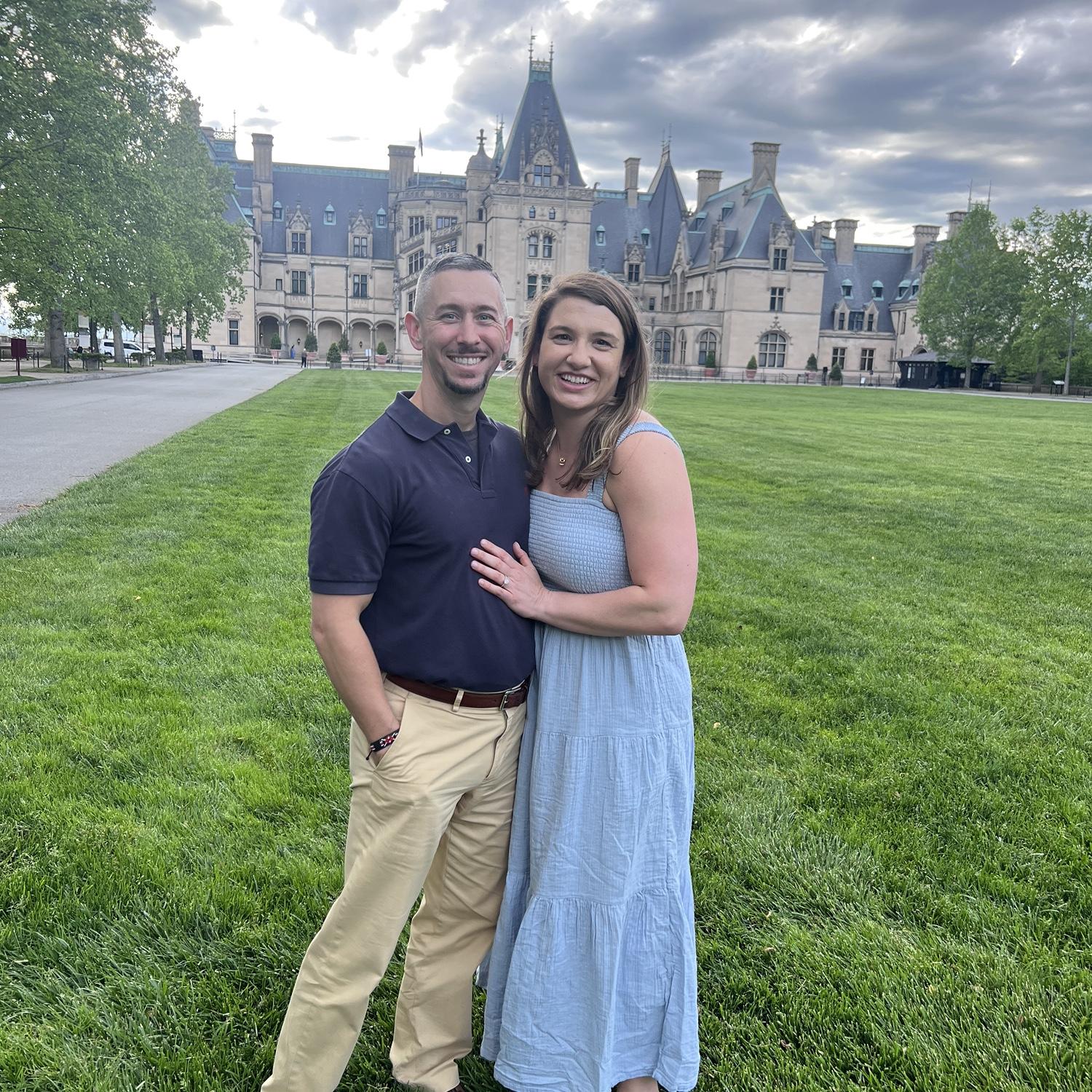 Engagement photos at Biltmore! Most were in the gardens, it’s so pretty!