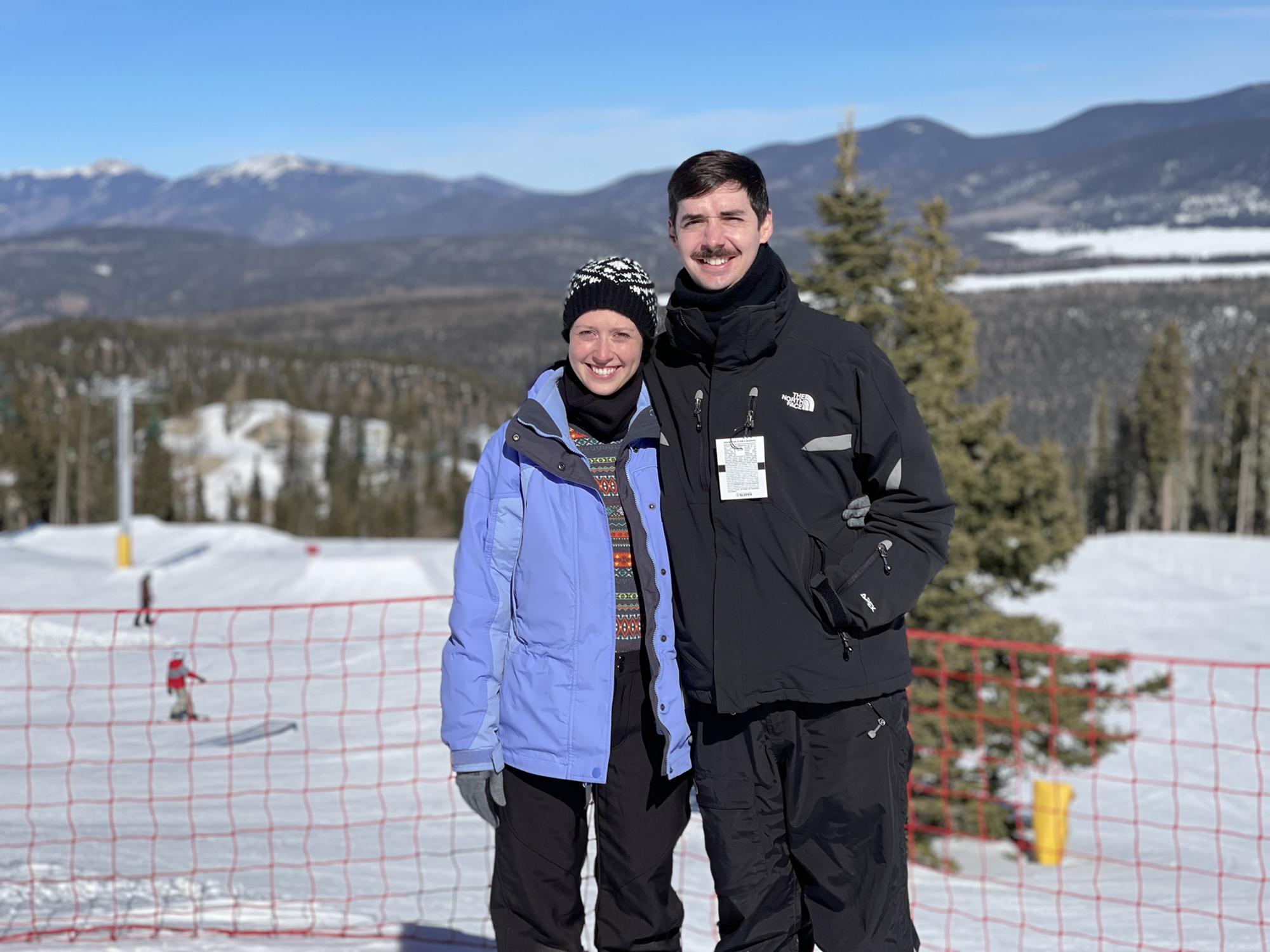 Skiing in Angle Fire