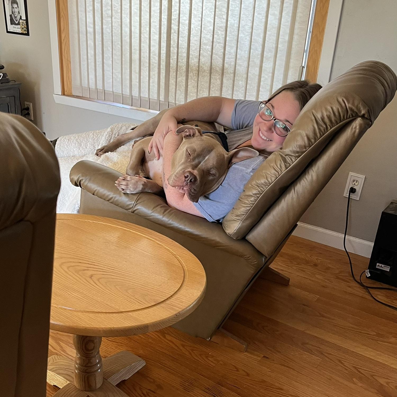 Amanda became a dog mom!