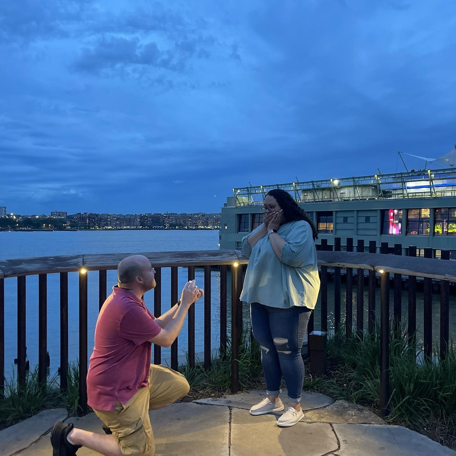 The famous engagement!! 🤍
