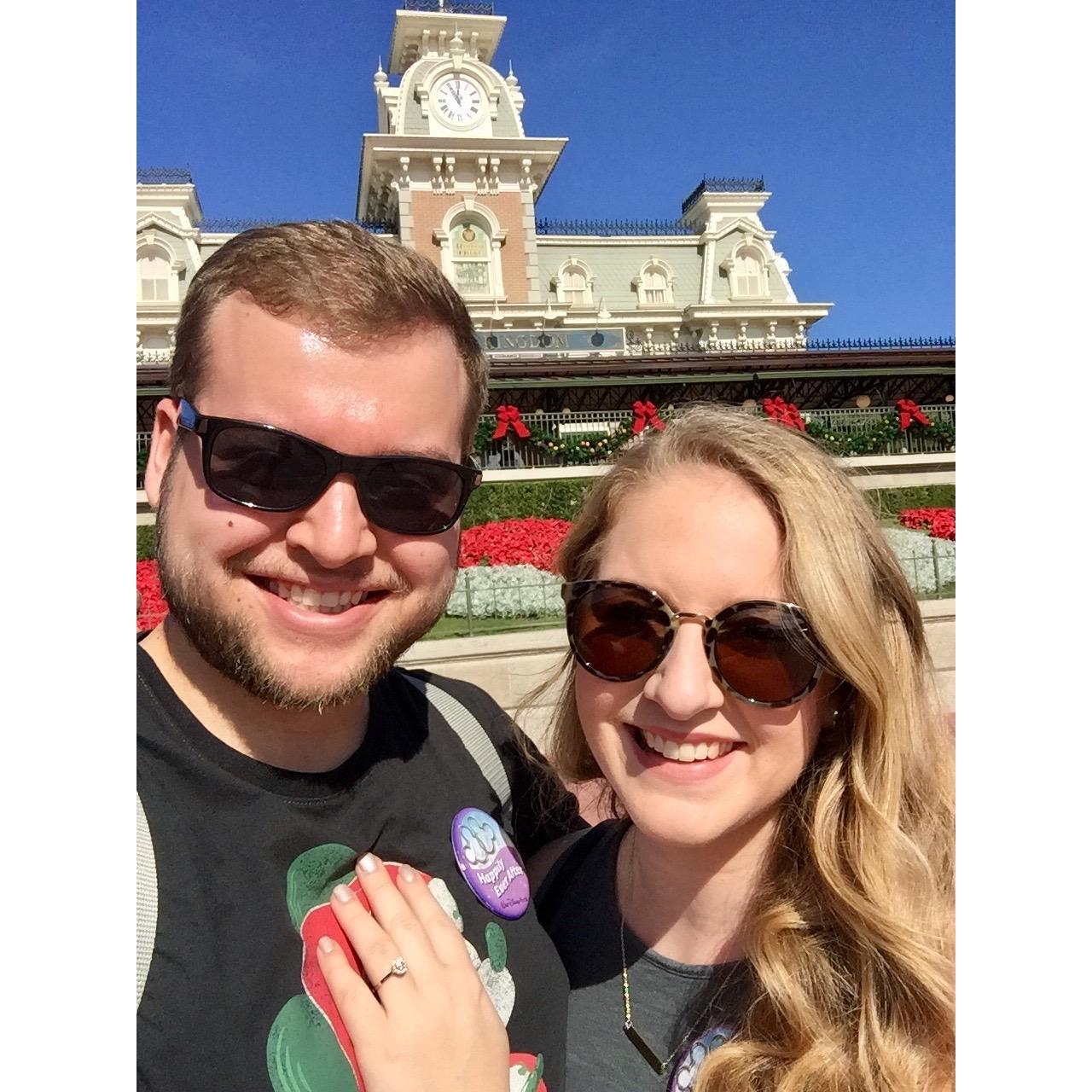 12/3/2017 - showing off the ring the rest of the trip!