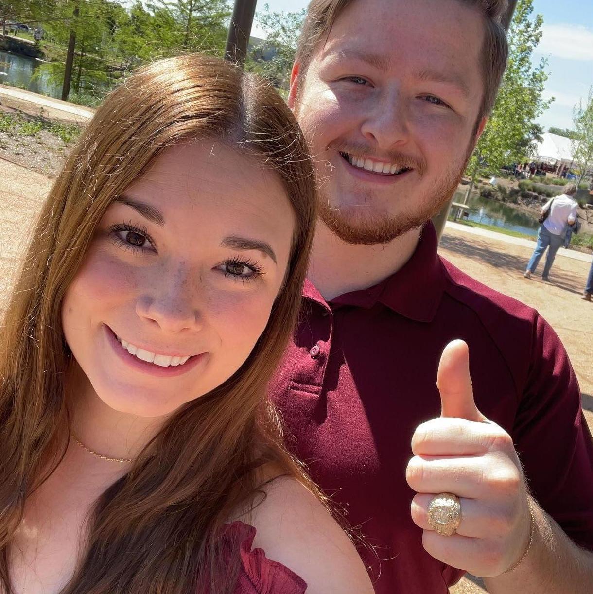 Brian gets his Aggie Ring! April 2023