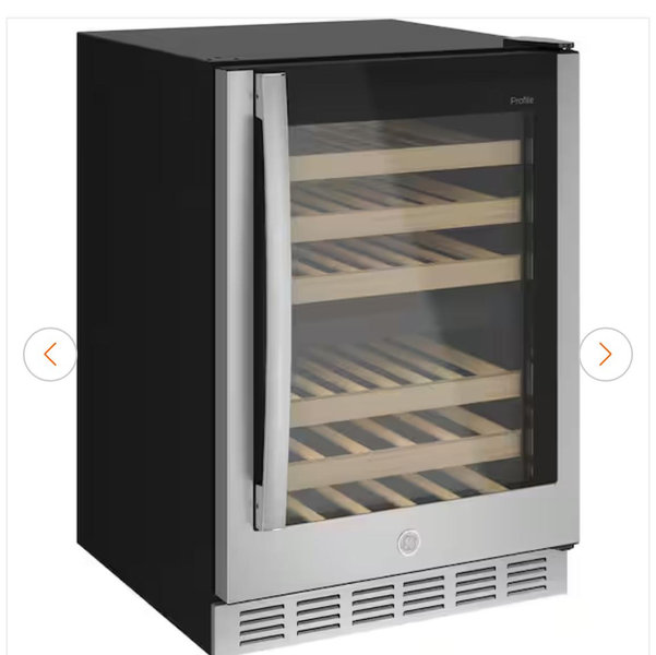 GE Profile™ 44-Bottle Dual Zone Wine Cooler|^|PWS06DSPSS