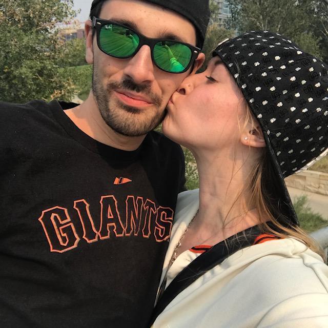 We love sharing a pretzel and a few beers while cheering for our favorite team, Josh once caught a baseball at one of the games we went to!