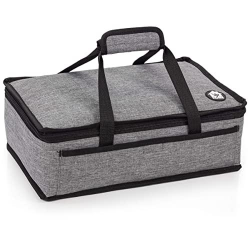 VP Home Insulated Casserole Carrier Travel Bag (Heather Gray)