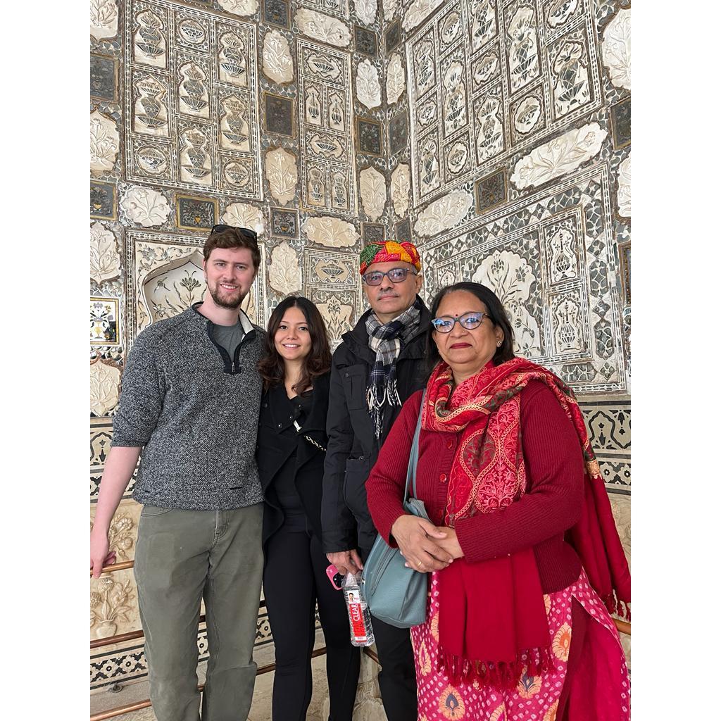 In India with Komal's family :)