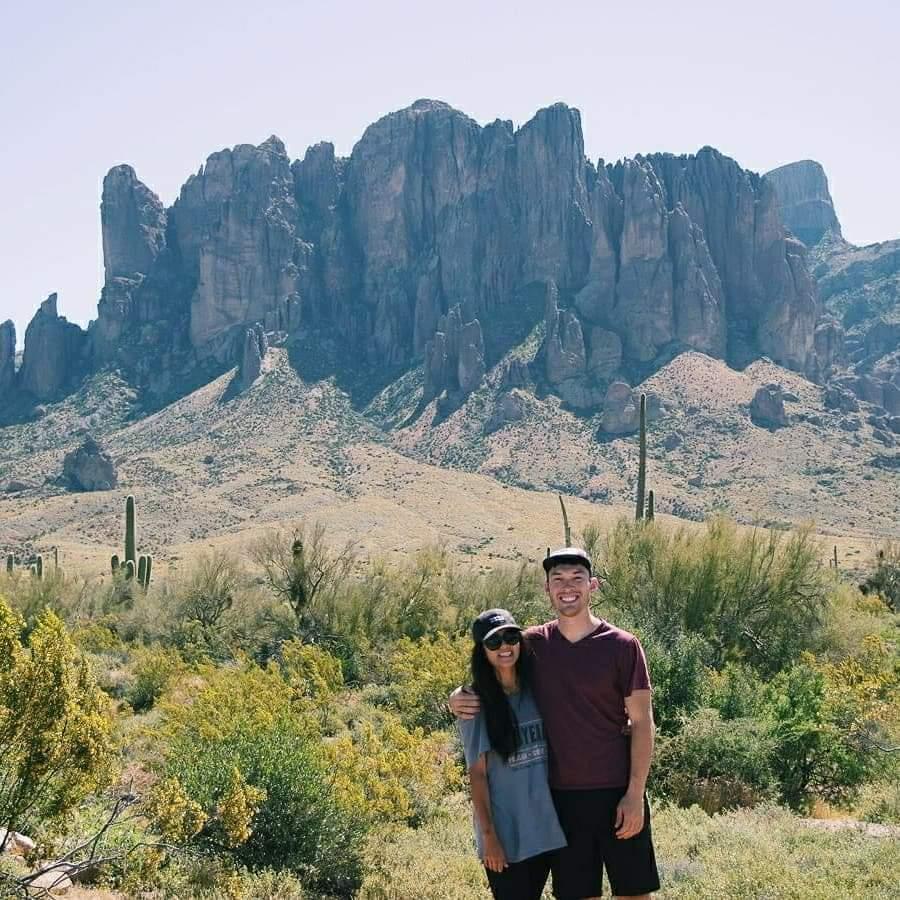 First anniversary trip to the Superstition Wilderness in Arizona - Mar 2015
