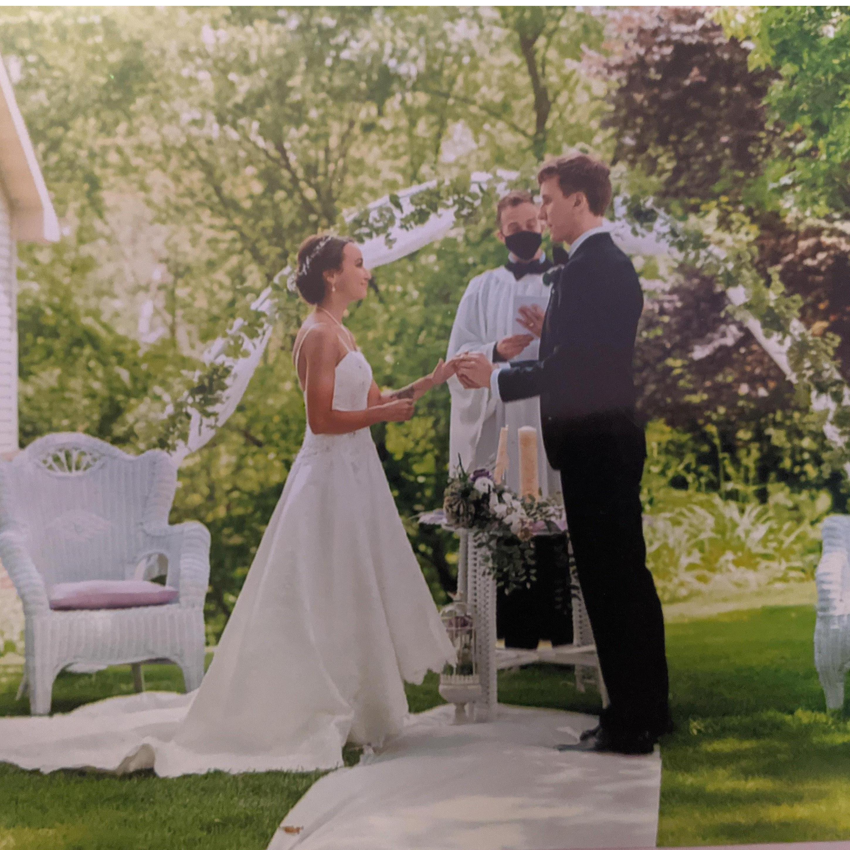This was the exchanging of rings.