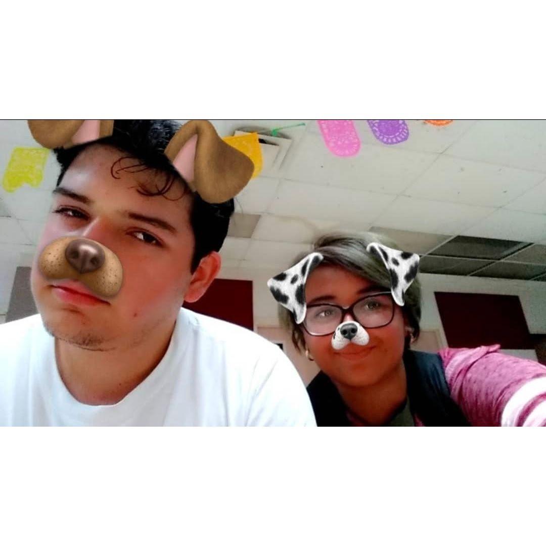 Our first ever picture of us that I (Regina) took 5 days after becoming a couple.