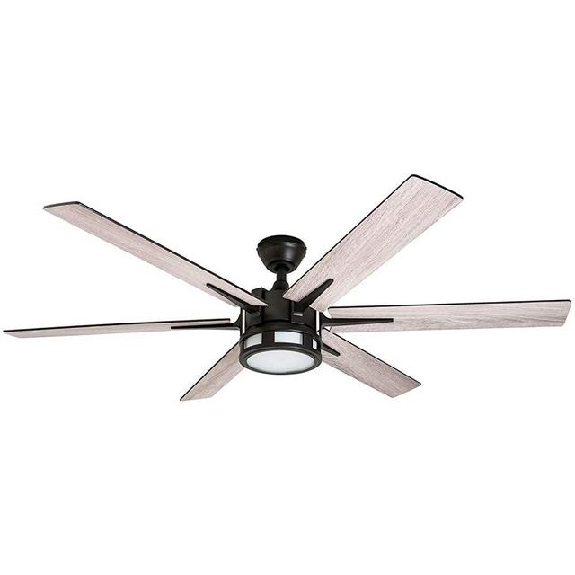 Honeywell 51036 Kaliza Modern Ceiling Fan with Remote Control, 56", Espresso