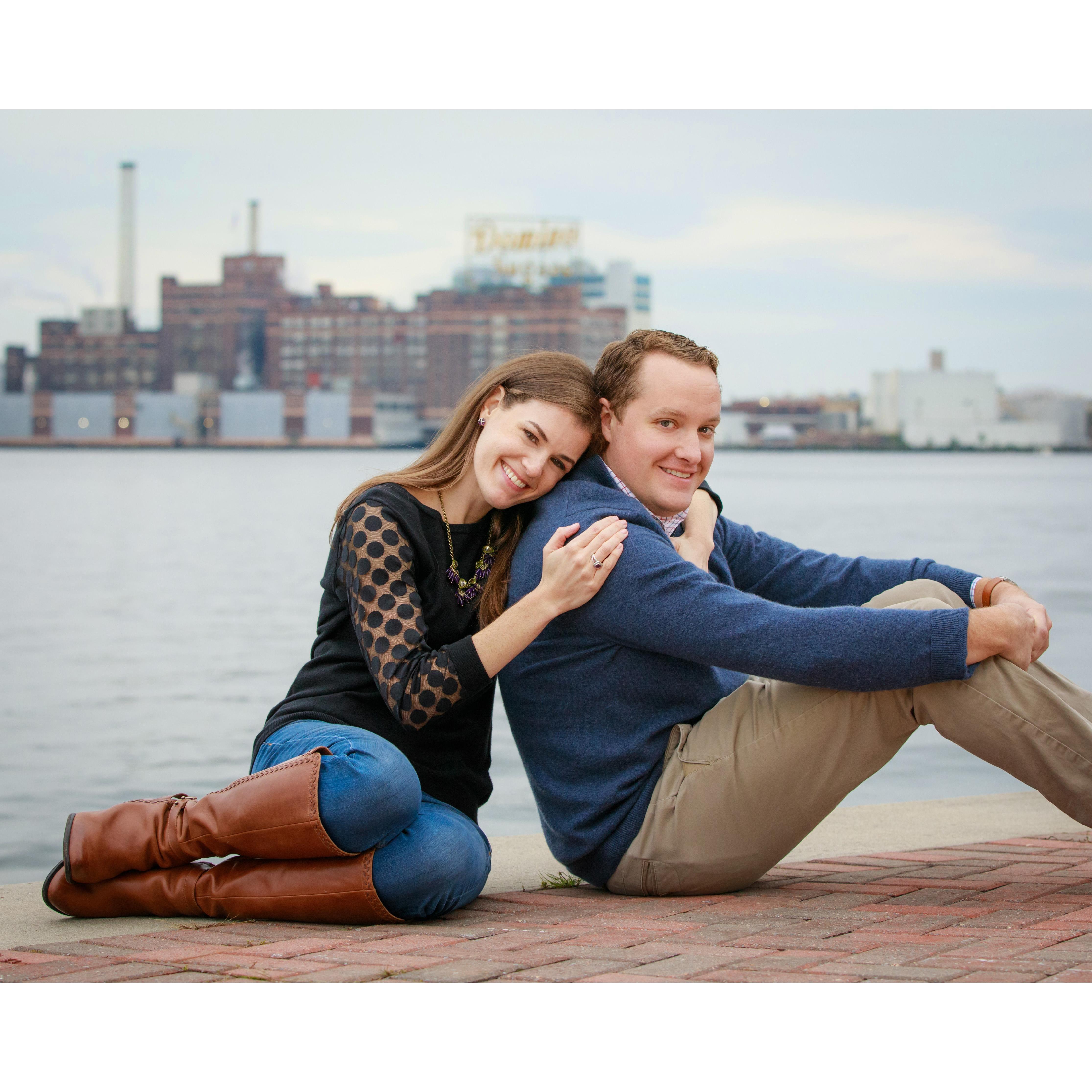 Kevin's favorite wedding planning activity so far has been engagement photos... He smiles so nicely!