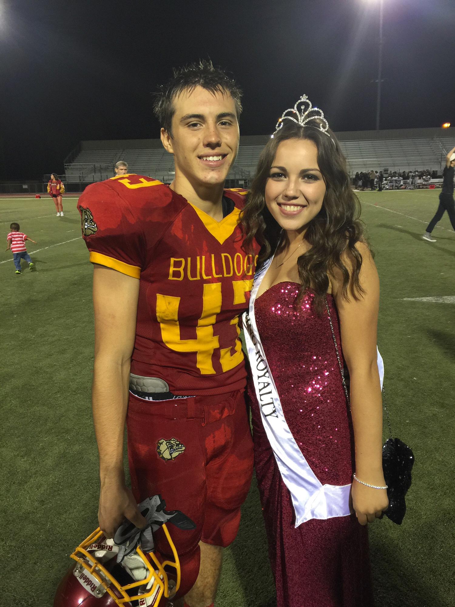 Homecoming Football Game, senior year, 2015