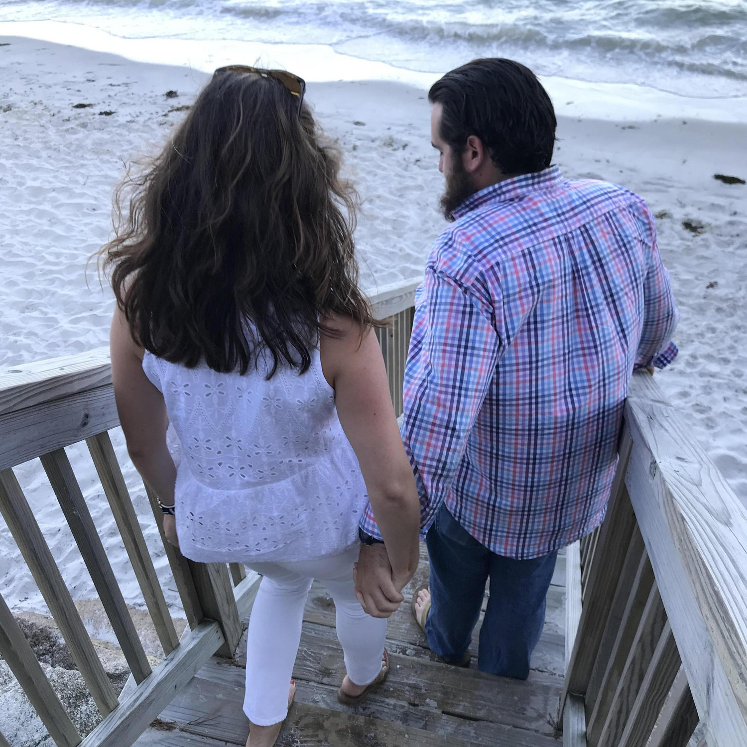 The ocean is our happy place together always