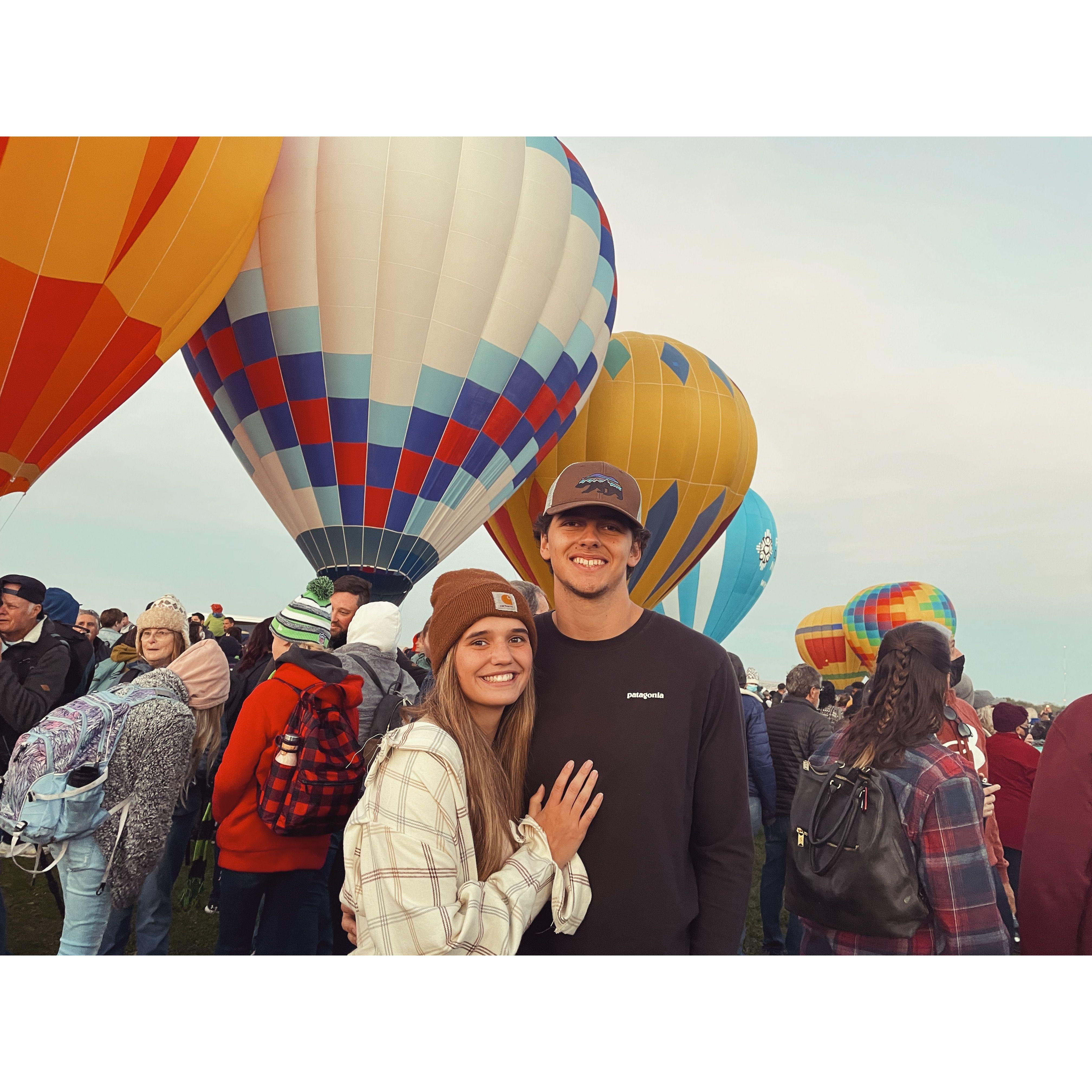 Luke's first Balloon Fiesta:)