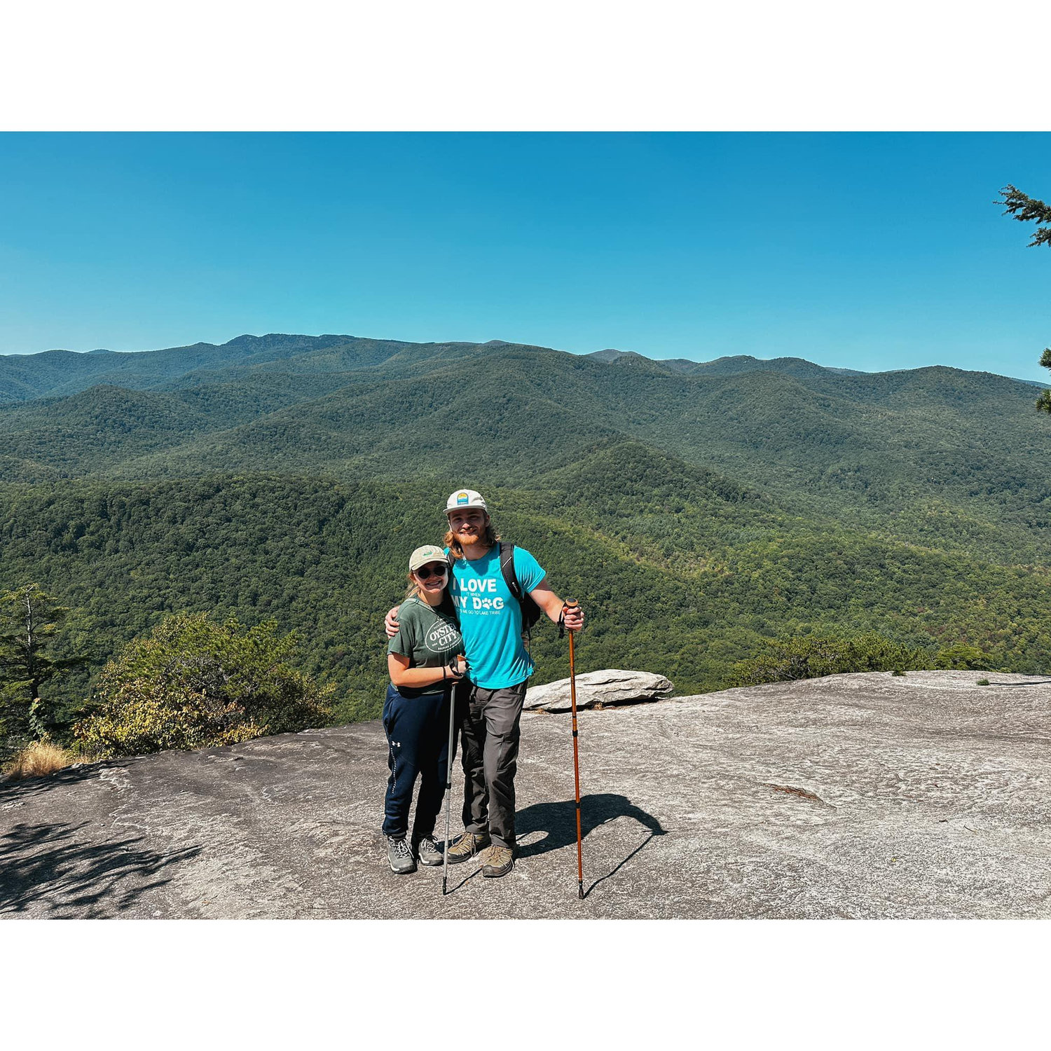 The hike where we got engaged!