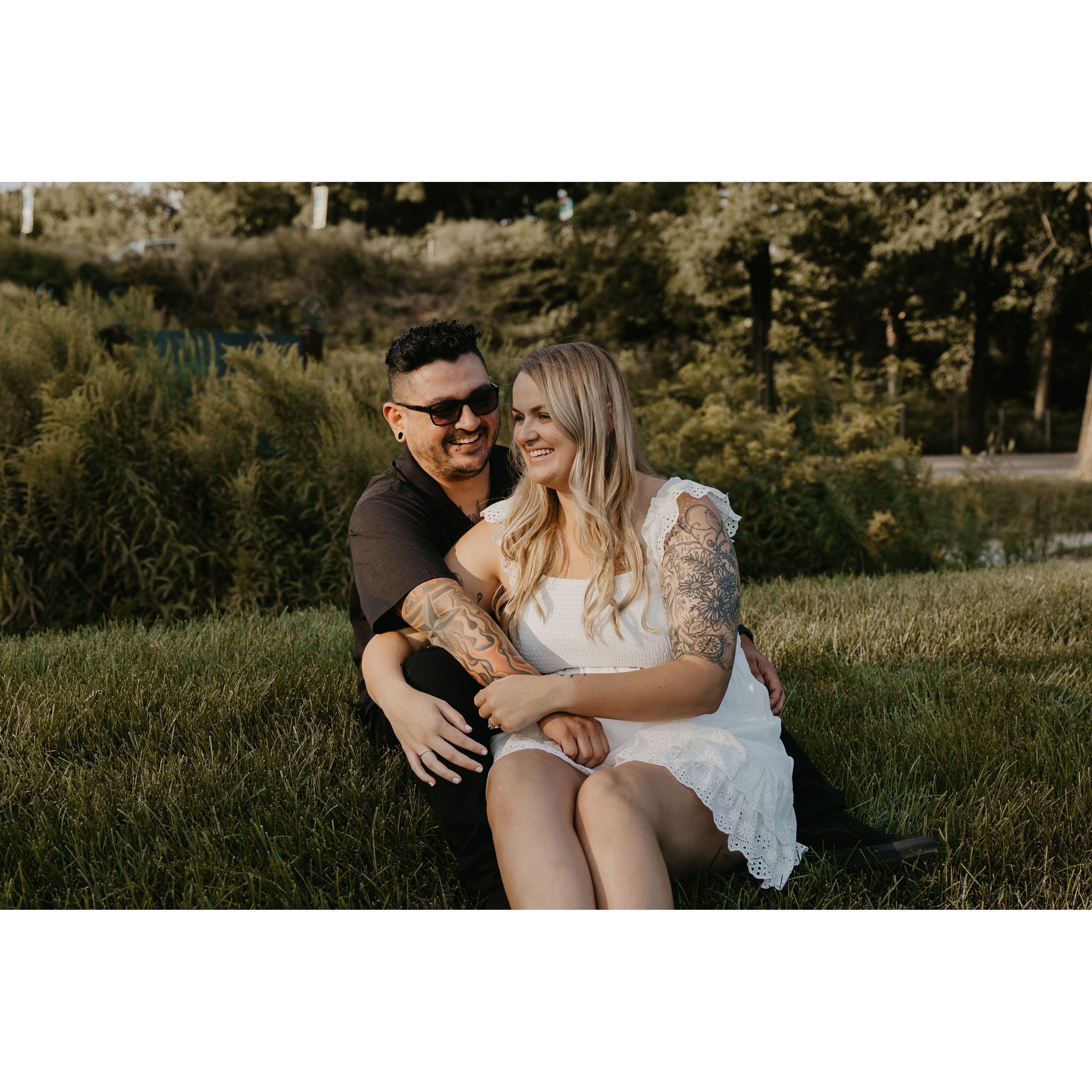 Excited to spend the rest of our lives together!