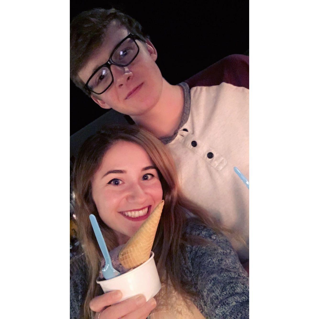 Date to our favorite ice cream place in Fort Collins